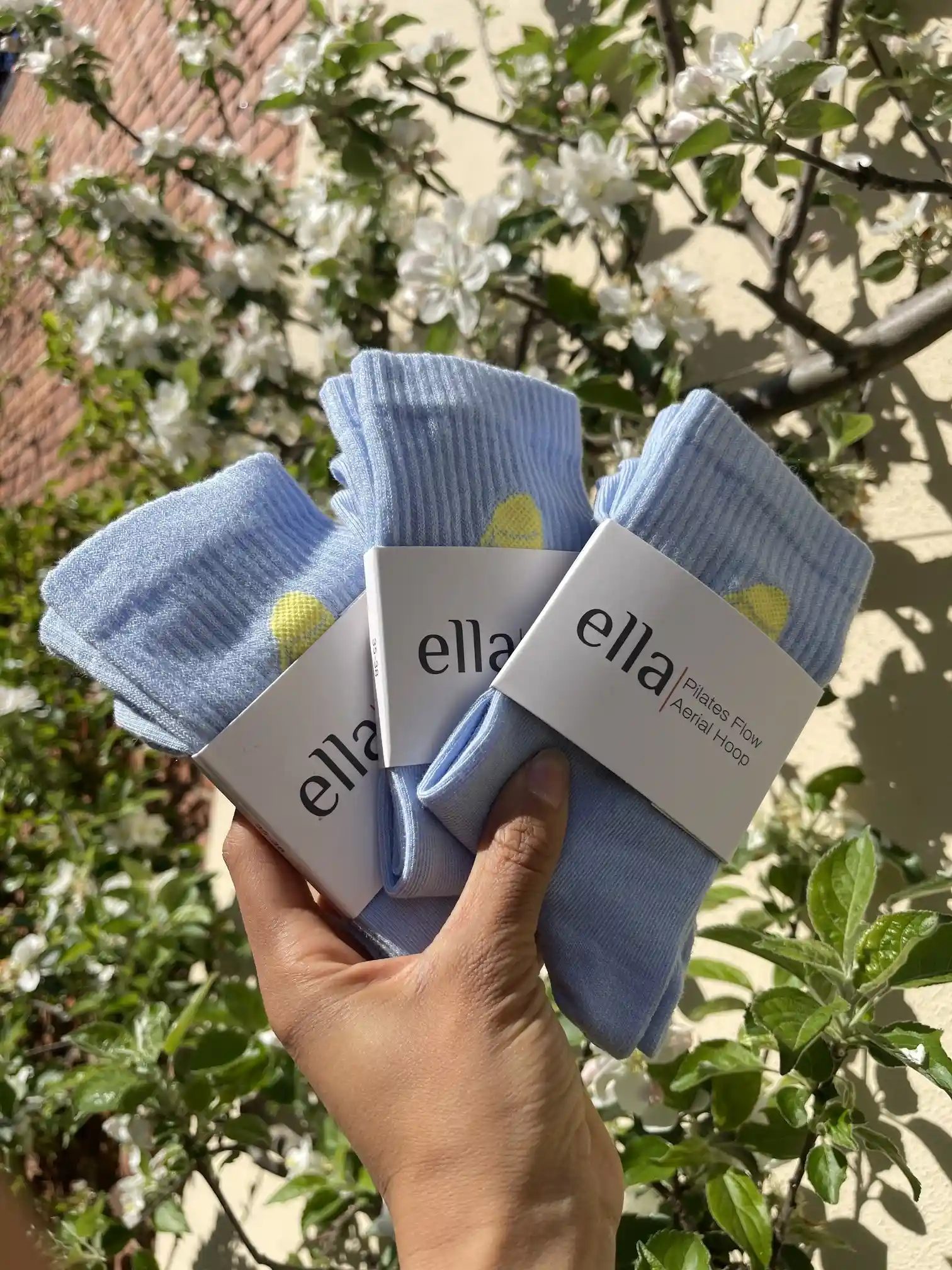 Ella Pilates Grip-Socken für sicheren Halt auf der Matte